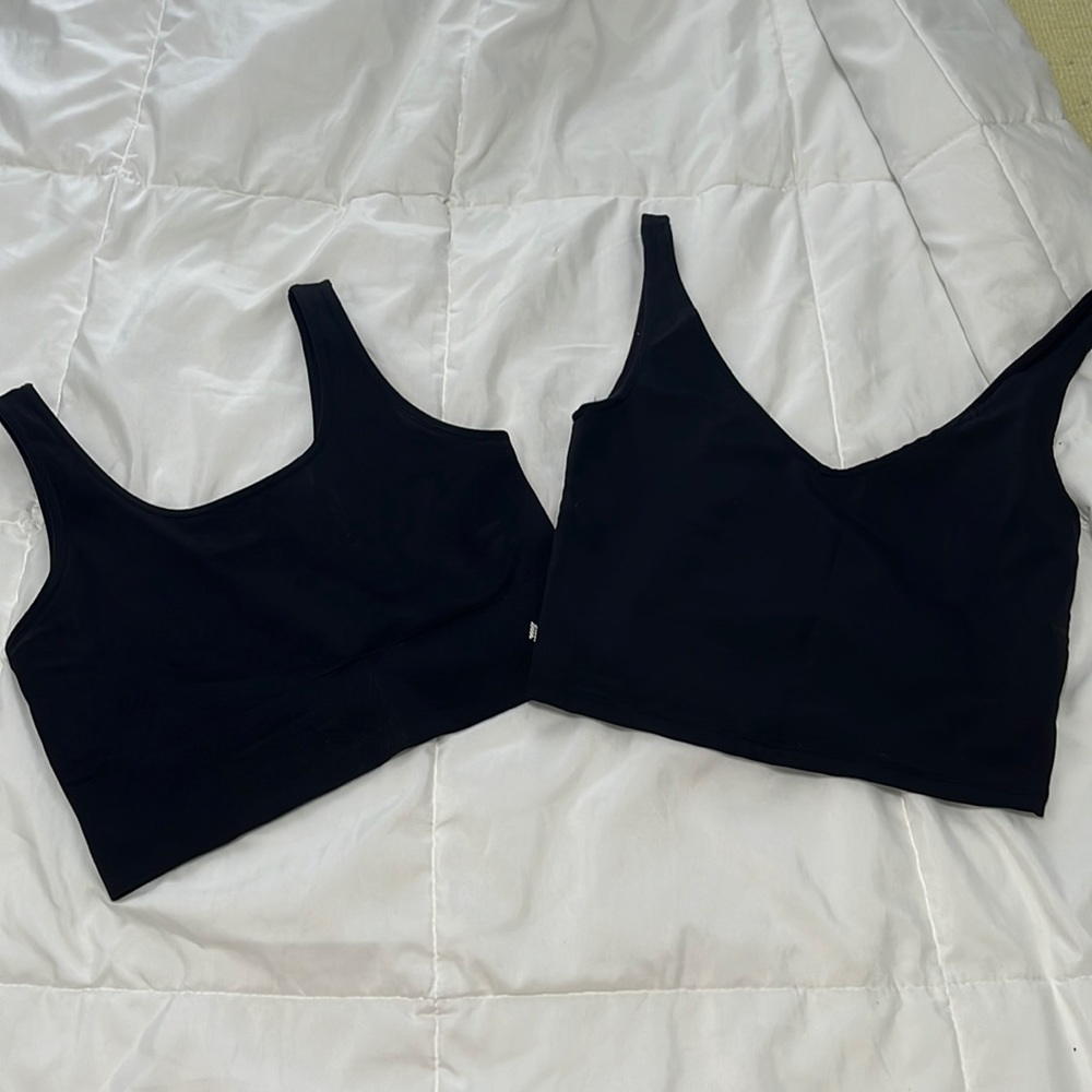 Black crop top